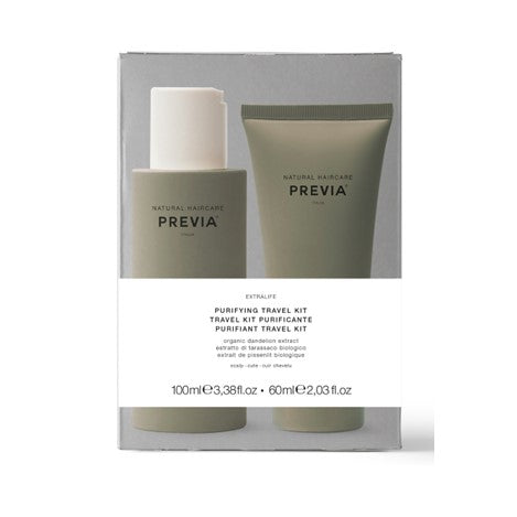 Previa Extra Life Purifying Travel Set - Shampoo / Treatment